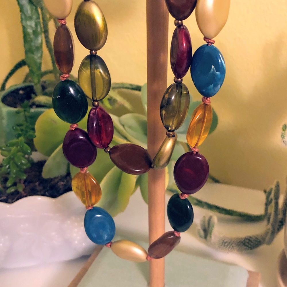 Two Colorful Necklaces - Picture 3 of 4
